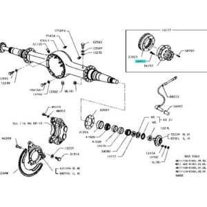 Driven Axle Wheel Stud
