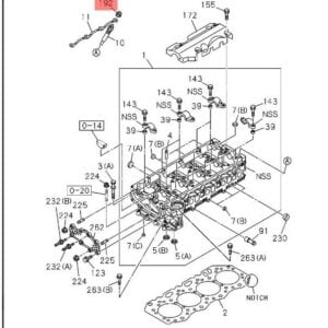 Diesel Glow Plug Nut